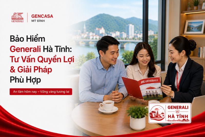 Bảo hiểm Generali Hà Tĩnh, tư vấn quyền lợi và giải pháp phù hợp.
