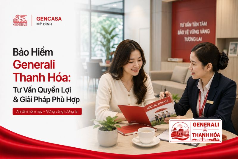 Bảo hiểm Generali Thanh Hóa, tư vấn quyền lợi và giải pháp phù hợp.