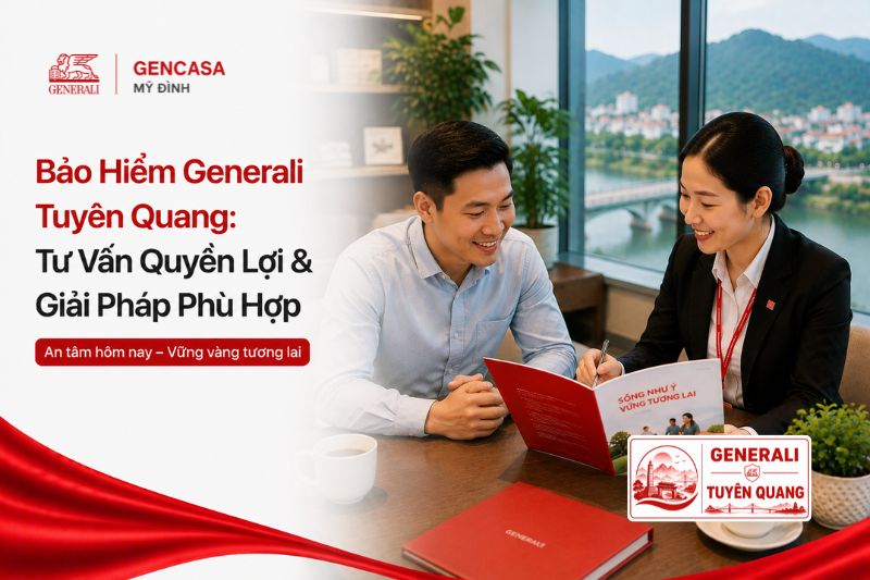 Bảo hiểm Generali Tuyên Quang, tư vấn quyền lợi và giải pháp phù hợp.
