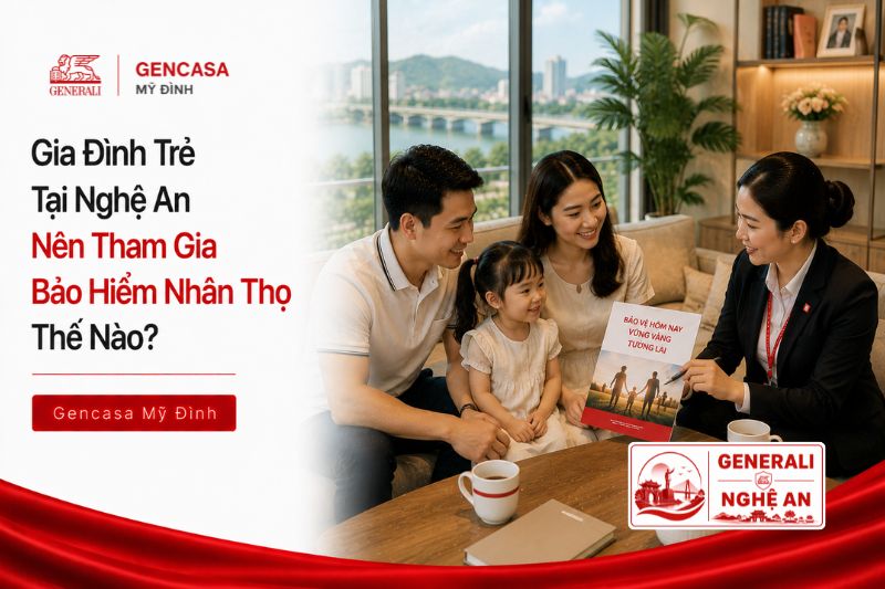 Gia đình trẻ tại Nghệ An nên tham gia bảo hiểm nhân thọ thế nào.