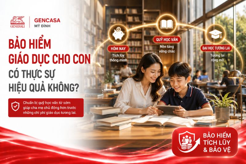 Bảo hiểm giáo dục cho con có thực sự hiệu quả không