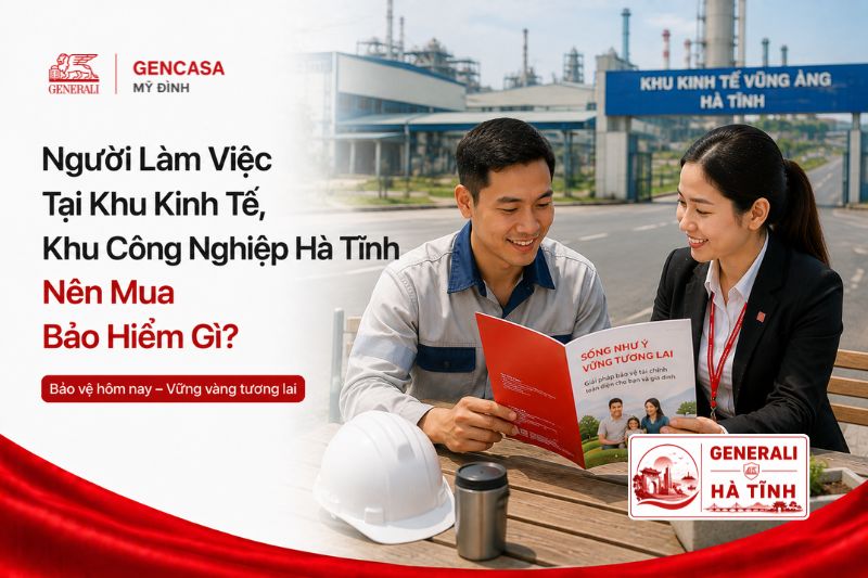Người làm việc tại khu kinh tế, khu công nghiệp Hà Tĩnh nên mua bảo hiểm gì.