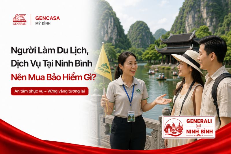 Người làm du lịch, dịch vụ tại Ninh Bình nên mua bảo hiểm gì.
