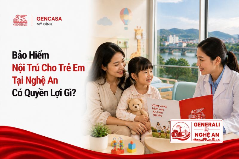 Bảo hiểm nội trú cho trẻ em tại Nghệ An có quyền lợi gì.