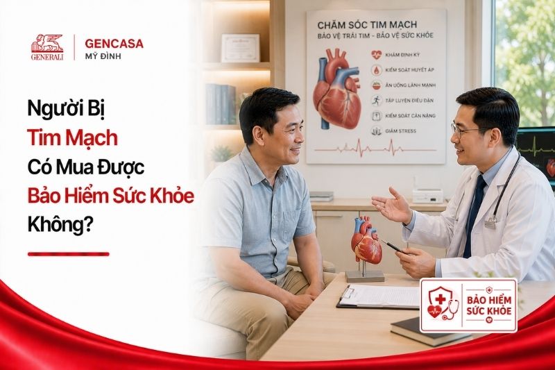 Người bị tim mạch có mua được bảo hiểm sức khỏe không.