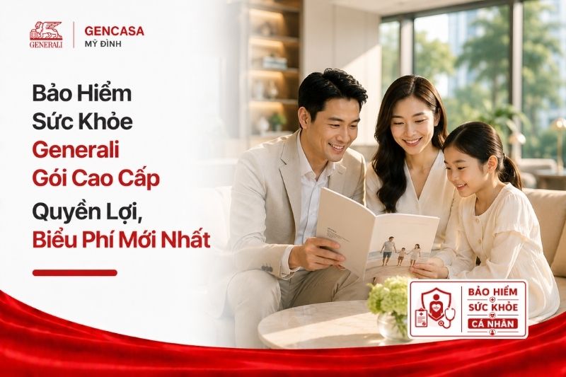 Bảo hiểm sức khỏe generali gói cao cấp có những quyền lợi gì.