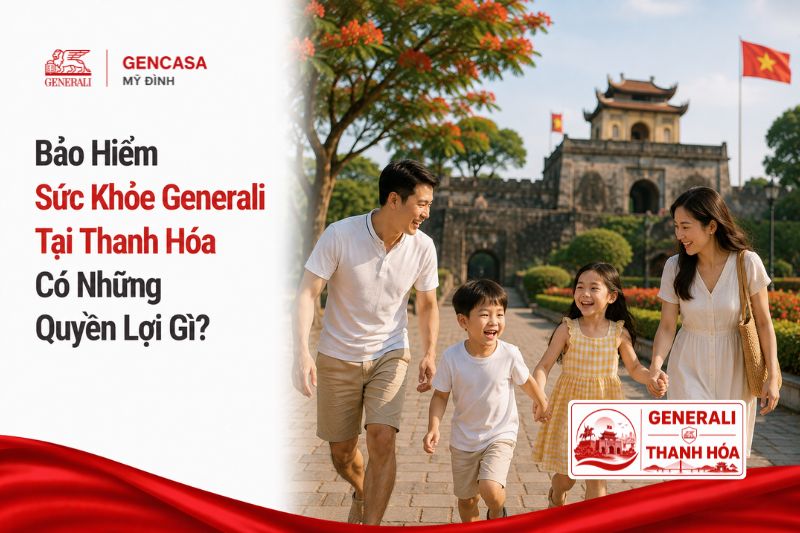Bảo hiểm sức khỏe Generali tại Thanh Hóa có những quyền lợi gì.