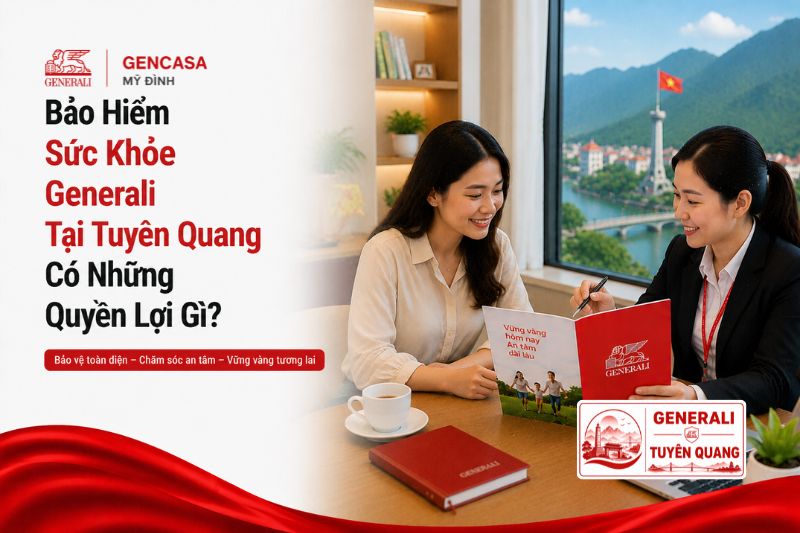 Bảo hiểm sức khỏe Generalli tại Tuyên Quang có những quyền lợi gì.