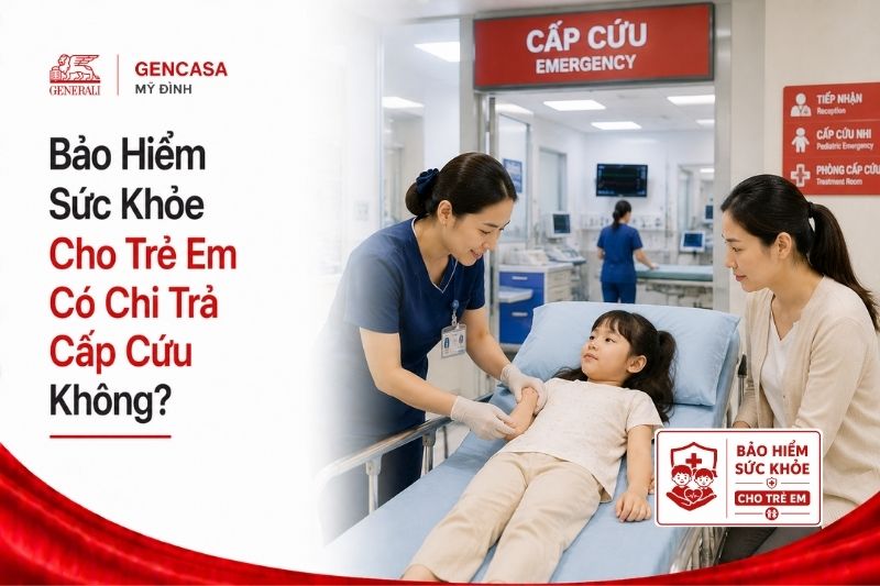 Bảo hiểm sức khỏe cho trẻ em có chi trả cấp cứu không.
