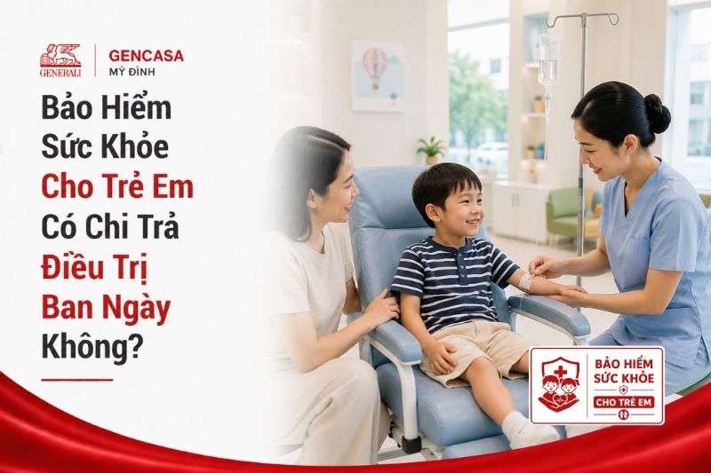 Bảo hiểm sức khỏe cho trẻ em có chi trả điều trị ban ngày không.