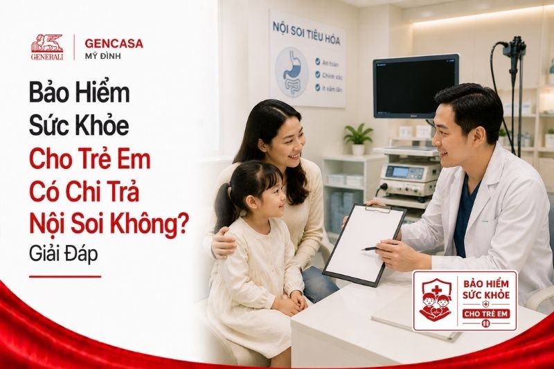 Bảo hiểm sức khỏe cho trẻ em có chi trả nội soi không.