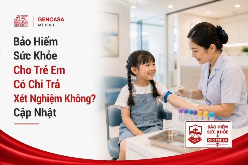 Bảo hiểm sức khỏe cho trẻ em có chi trả xét nghiệm không.