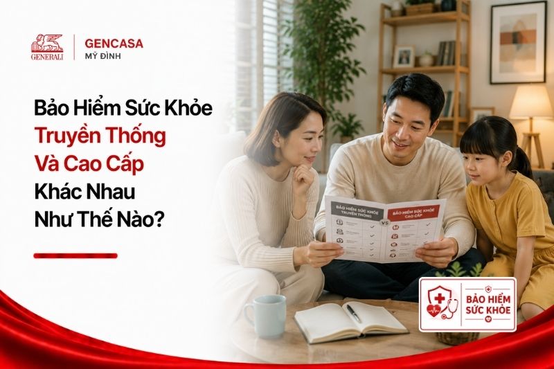 Bảo hiểm sức khỏe truyền thống và cao cấp khác nhau như thế nào.