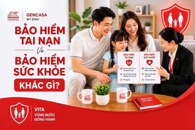Bảo hiểm tai nạn và bảo hiểm sức khỏe khác gì