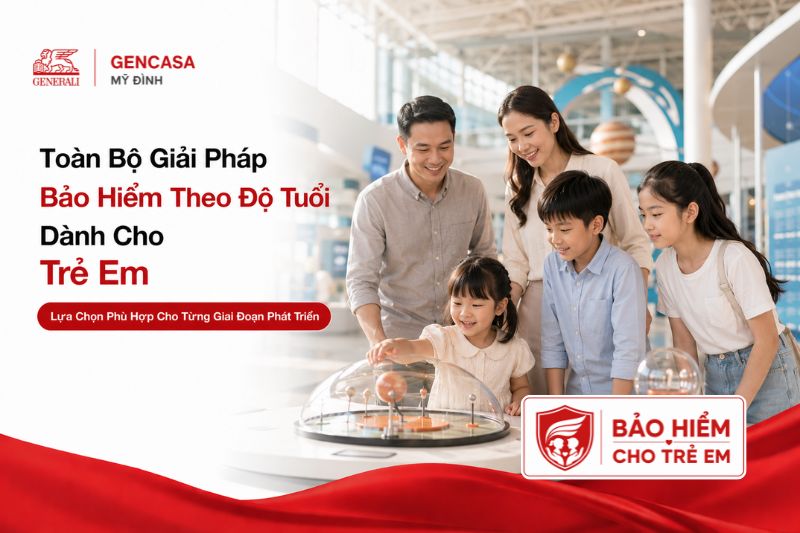 Toàn bộ giải pháp bảo hiểm theo độ tuổi dành cho trẻ em