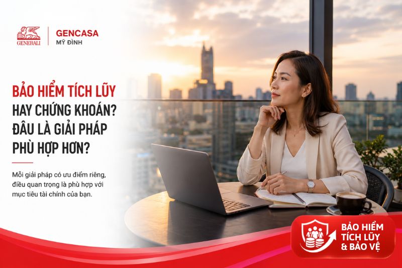 Bảo hiểm tích lũy hay chứng khoán đâu là giải pháp phù hợp hơn
