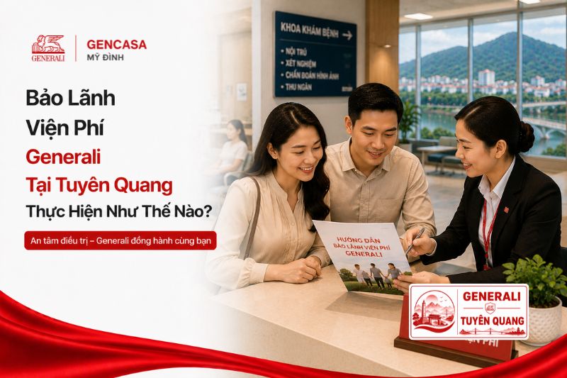 Bảo lãnh viện phí Generali tại Tuyên Quang thực hiện như thế nào.