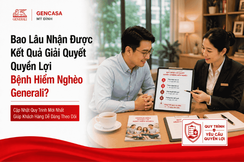 Bao lâu nhận được kết quả giải quyết quyền lợi bệnh hiểm nghèo generali
