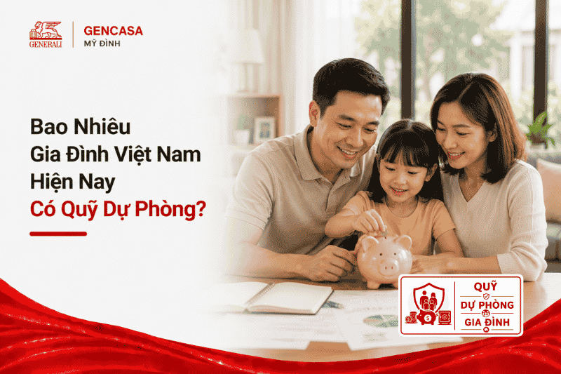 Bao nhiêu gia đình Việt Nam hiện nay có quỹ dự phòng