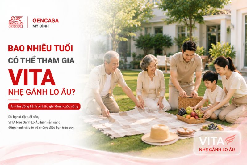 Bao nhiêu tuổi có thể tham gia vita nhẹ gánh lo âu