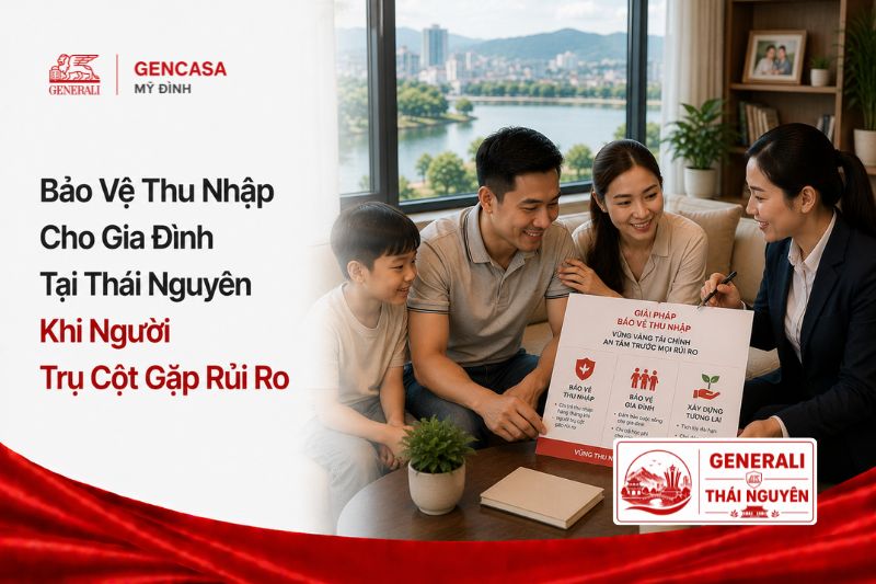 Bảo vệ thu nhập cho gia đình tại Thái Nguyên khi người trụ cột gặp rủi ro.