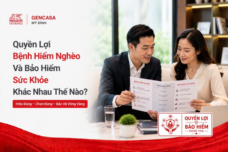Quyền lợi bệnh hiểm nghèo và bảo hiểm sức khỏe khác nhau thế nào