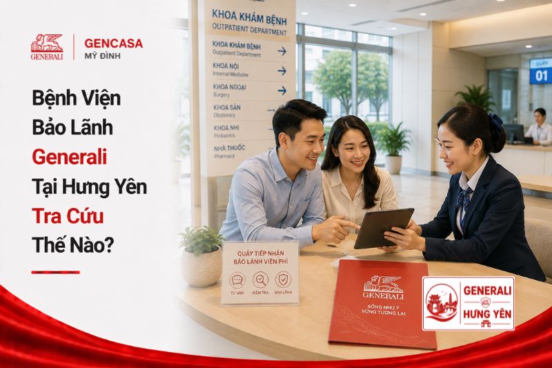 Bệnh viện bảo lãnh Generali tại Hưng Yên tra cứu thế nào.