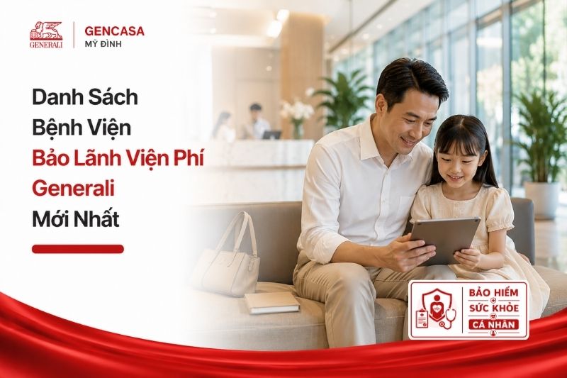 Danh sách bệnh viện bảo lãnh viện phí generali mới nhất.