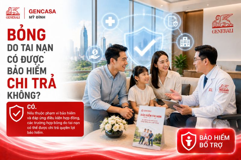 Bỏng do tai nạn có được bảo hiểm chi trả không