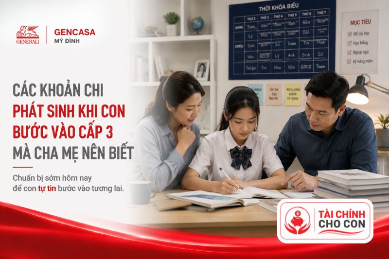 Các khoản chi phát sinh khi con bước vào cấp 3 mà cha mẹ nên biết