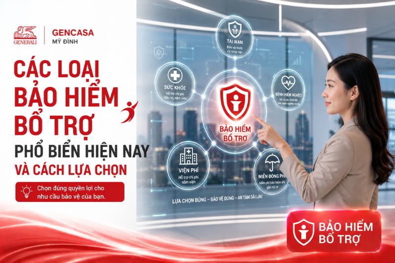 Các loại bảo hiểm bổ trợ phổ biến hiện nay và cách lựa chọn