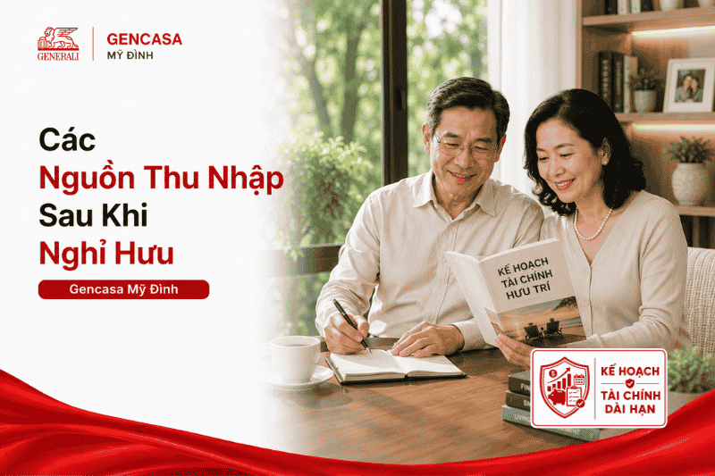 Các nguồn thu nhập sau khi nghỉ hưu