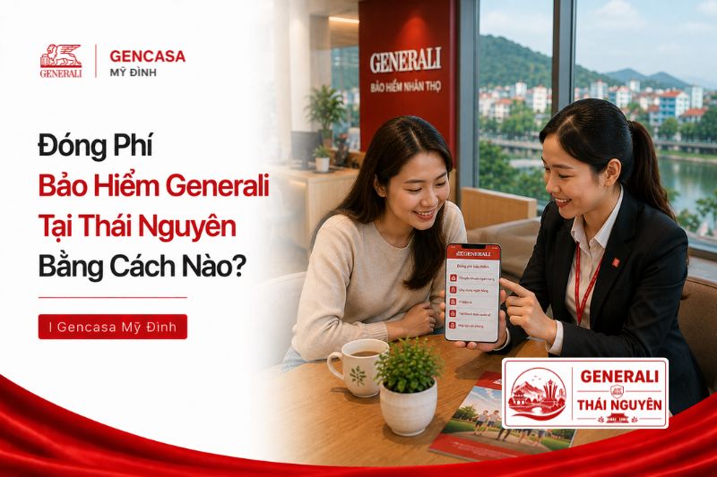 Đóng phí bảo hiểm Generali tạo Thái Nguyên bằng cách nào.
