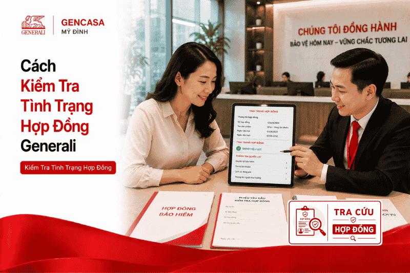 Cách kiểm tra tình trạng hợp đồng generali