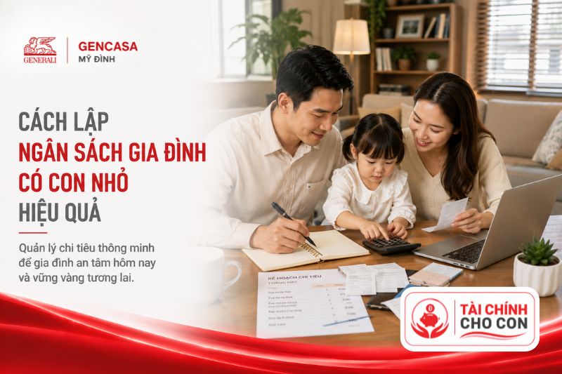 Cách lập ngân sách gia đình có con nhỏ hiệu quả