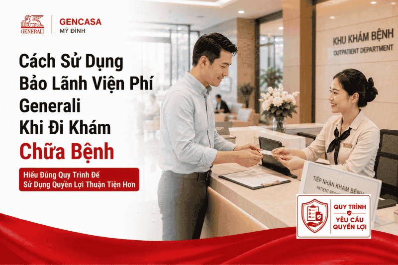 Cách sử dụng bảo lãnh viện phí generali khi đi khám chữa bệnh