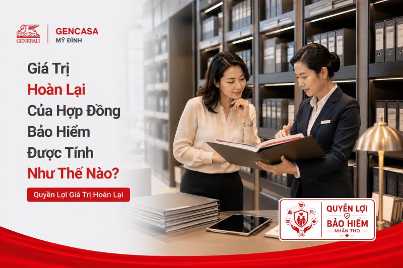 Giá trị hoàn lại của hợp đồng bảo hiểm được tính như thế nào