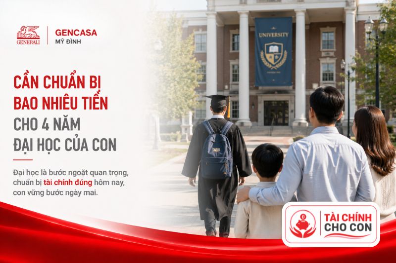 Cần chuẩn bị bao nhiêu tiền cho 4 năm đại học của con