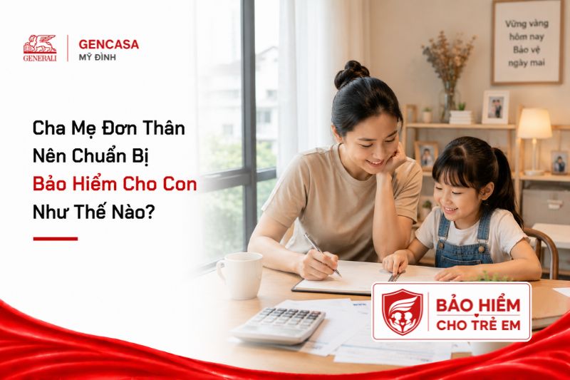Cha mẹ đơn thân nên chuẩn bị bảo hiểm cho con như thế nào