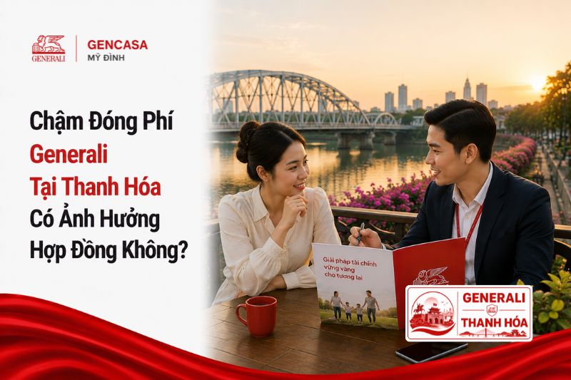 Chậm đóng phí Generali tại Thanh Hóa có ảnh hưởng hợp đồng không.