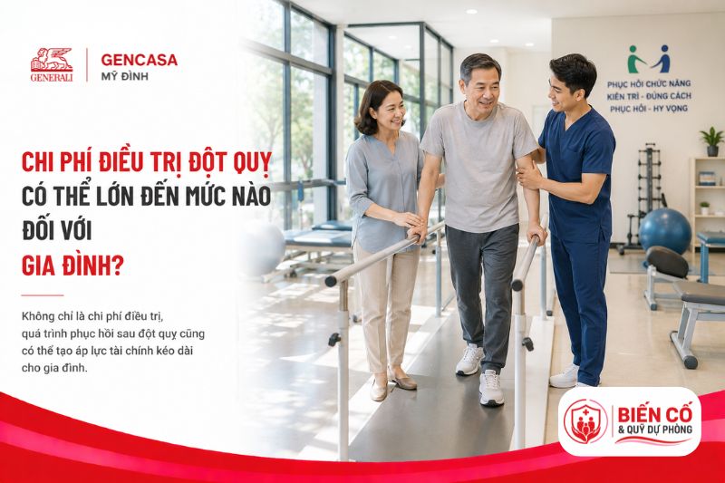 Chi phí điều trị đột quỵ có thể lớn đến mức nào đối với gia đình
