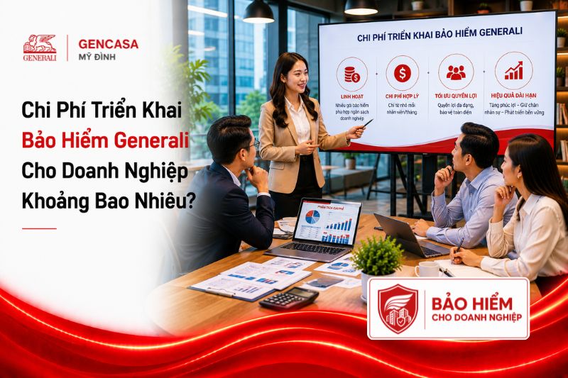 Chi phí triển khai bảo hiểm generali cho doanh nghiệp khoảng bao nhiêu