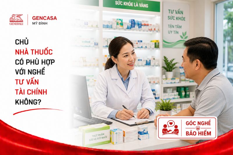 Chủ nhà thuốc có phù hợp với nghề tư vấn tài chính không