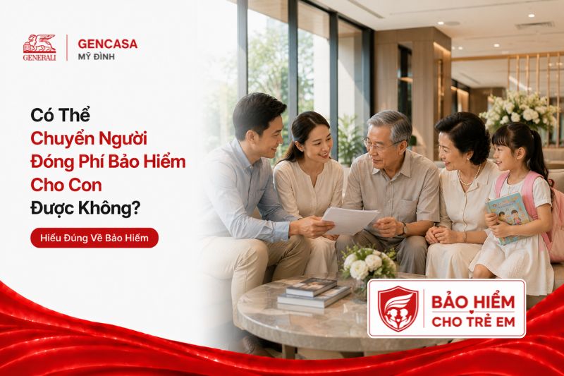 Có thể chuyển người đóng phí bảo hiểm cho con được không