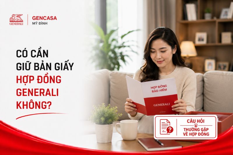 Có cần giữ bản giấy hợp đồng generali không