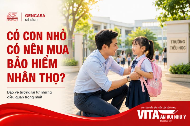 Có con nhỏ có nên mua bảo hiểm nhân thọ