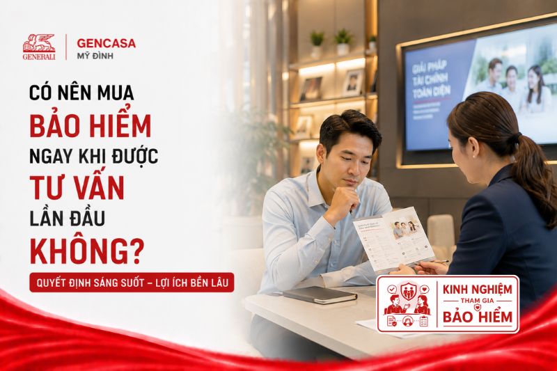 Có nên mua bảo hiểm ngay khi được tư vấn lần đầu không
