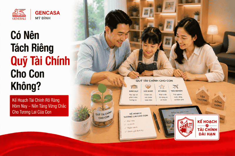 Có nên tách riêng quỹ tài chính cho con không