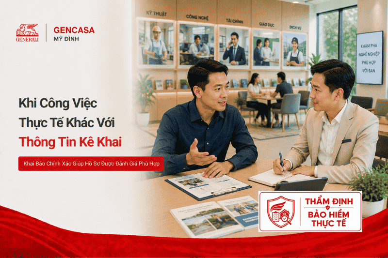 Khi công việc thực tế khác với thông tin kê khai