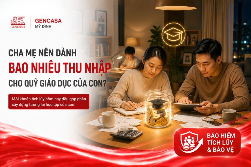 Cha mẹ nên dành bao nhiêu thu nhập cho quỹ giáo dục của con
